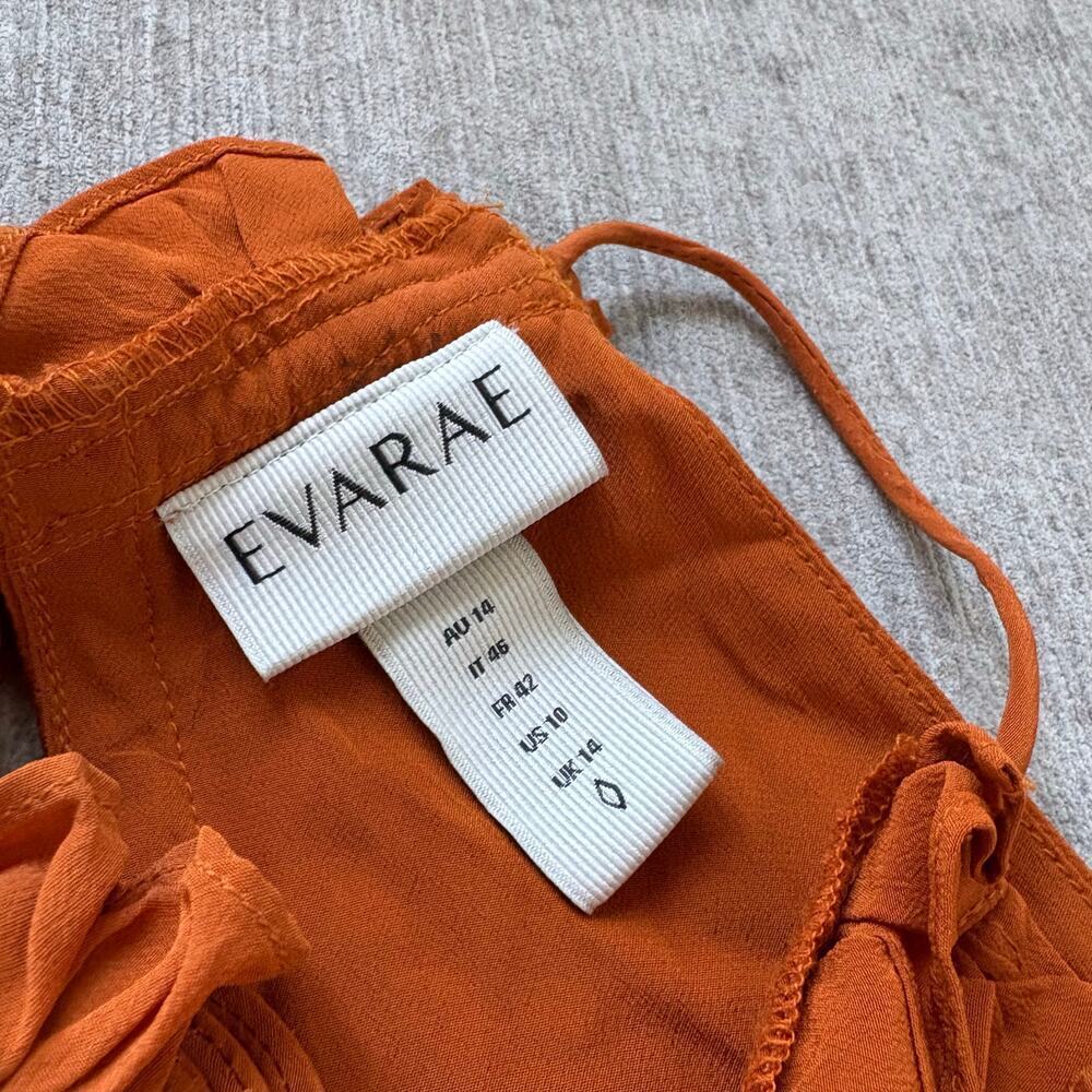 Evarae Orange Mini Dress - Picture 3 of 5